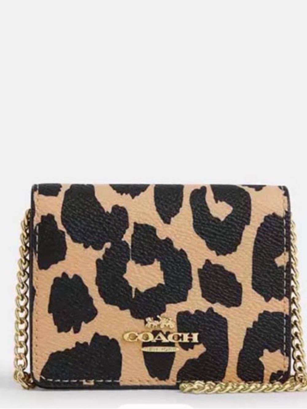 Coach Leather Mini Wallet On A Detachable Chain - Picture 3 of 8
